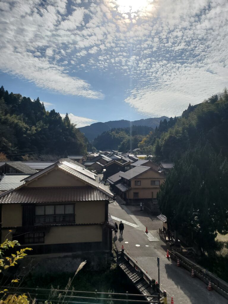 観世音寺からみた風景